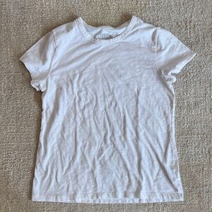 Women's White Short Sleeve Tee